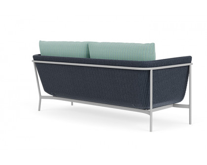 Lloyd Flanders™ Solstice Sofa  - Denim Blue, Metallic Silver