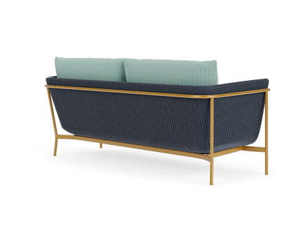 Lloyd Flanders™ Solstice Sofa  - Denim Blue, Metallic Gold