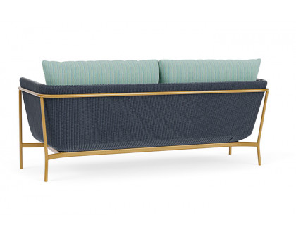 Lloyd Flanders™ Solstice Sofa  - Denim Blue, Metallic Gold