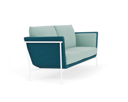 Lloyd Flanders™ Solstice Sofa  - Peacock, White