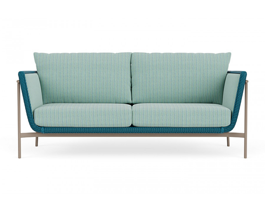 Lloyd Flanders™ Solstice Sofa  - Peacock, French Beige