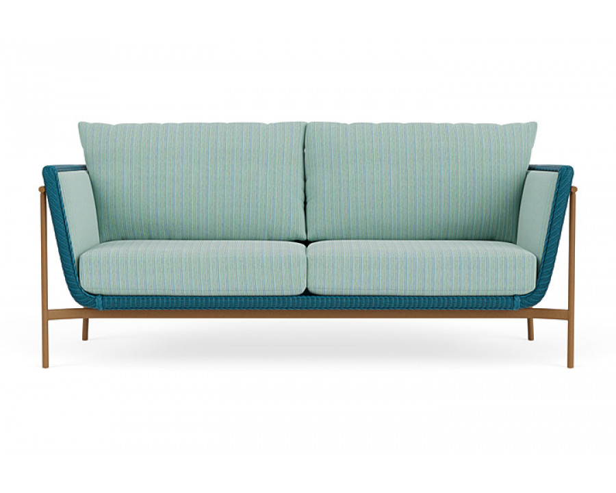 Lloyd Flanders™ Solstice Sofa  - Peacock, Hickory