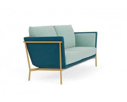 Lloyd Flanders™ Solstice Sofa  - Peacock, Metallic Gold