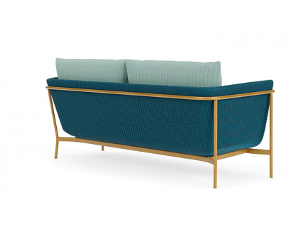 Lloyd Flanders™ Solstice Sofa  - Peacock, Metallic Gold