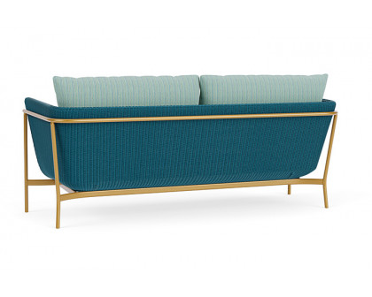 Lloyd Flanders™ Solstice Sofa  - Peacock, Metallic Gold