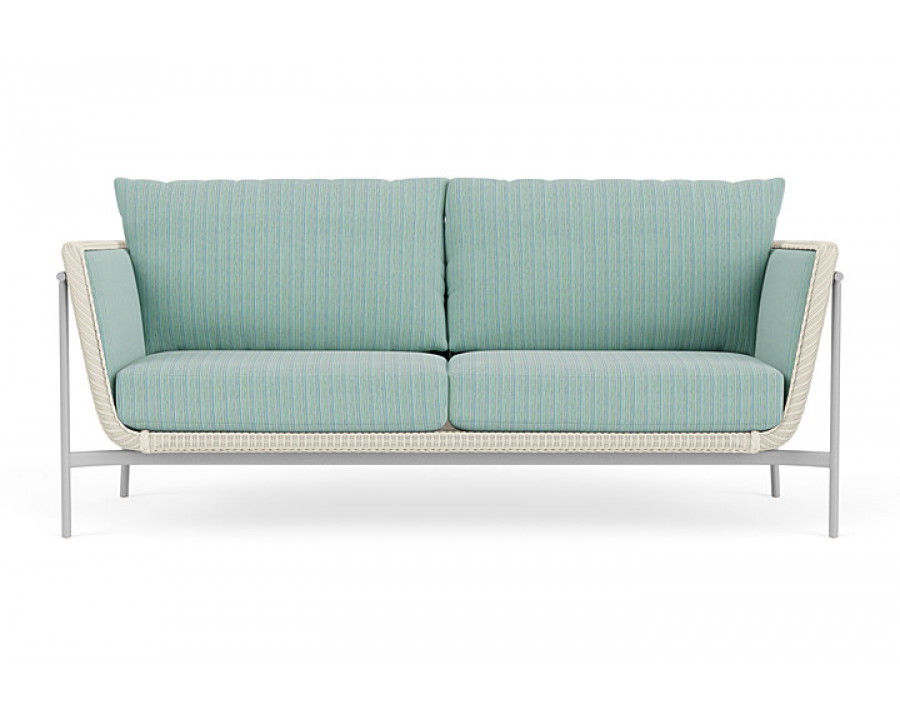 Lloyd Flanders™ Solstice Sofa  - Ivory, Metallic Silver