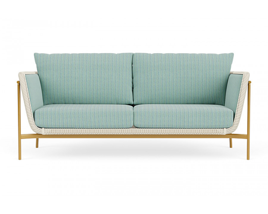 Lloyd Flanders™ Solstice Sofa  - Ivory, Metallic Gold