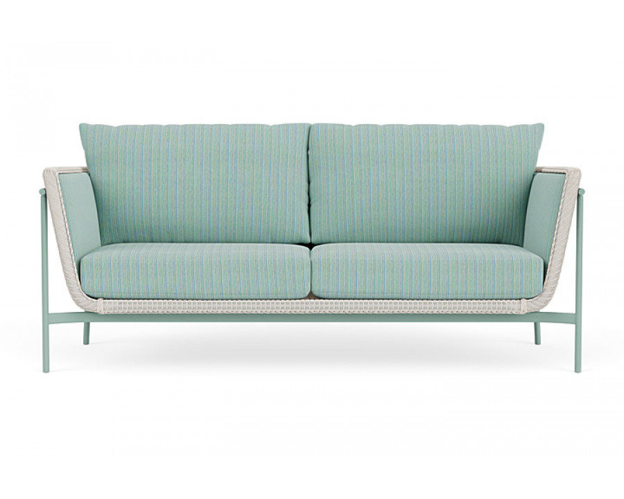 Lloyd Flanders™ Solstice Sofa  - Antique White, Sea Glass