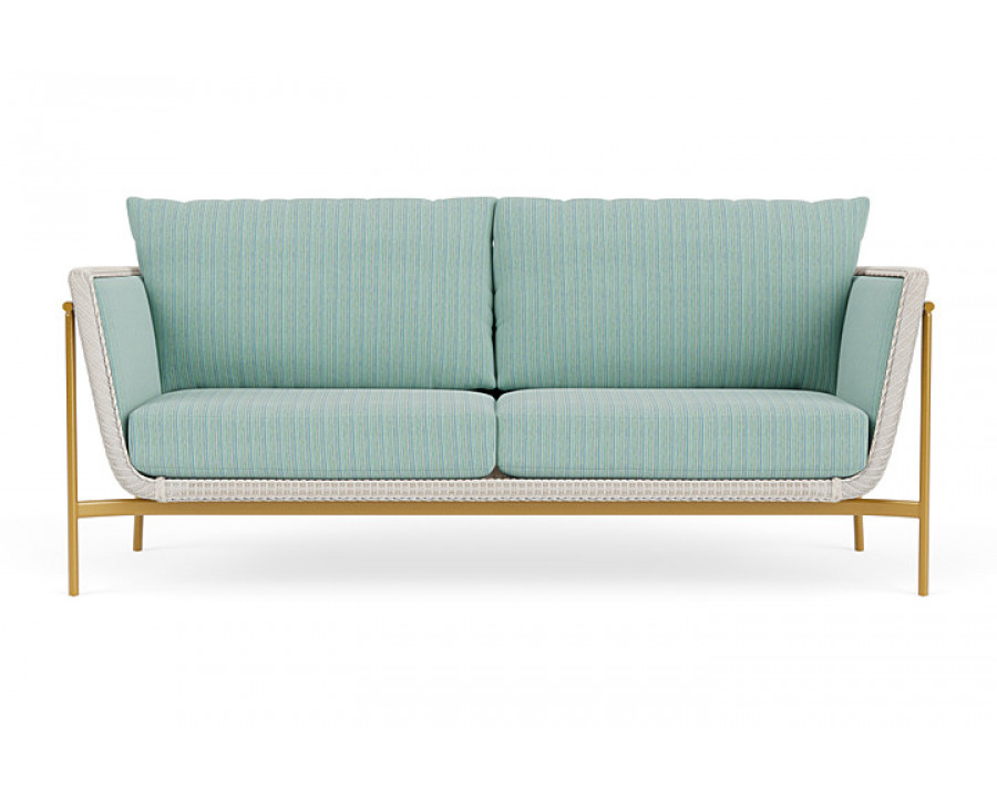 Lloyd Flanders™ Solstice Sofa  - Antique White, Metallic Gold