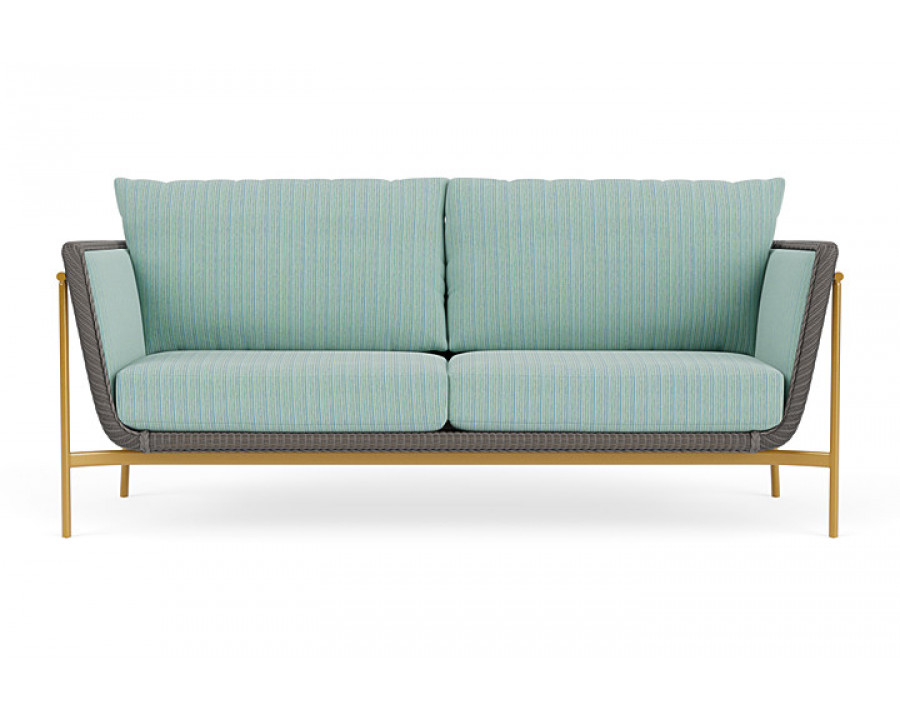 Lloyd Flanders™ Solstice Sofa  - Pewter, Metallic Gold