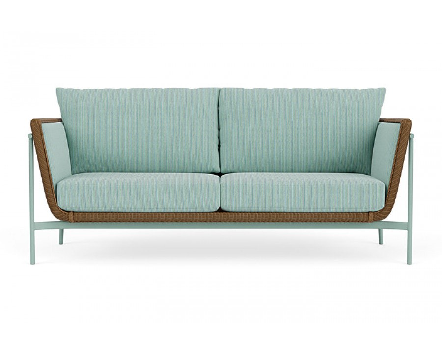 Lloyd Flanders™ Solstice Sofa  - Hickory, Sea Glass