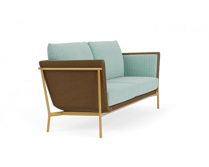 Lloyd Flanders™ Solstice Sofa  - Hickory, Metallic Gold