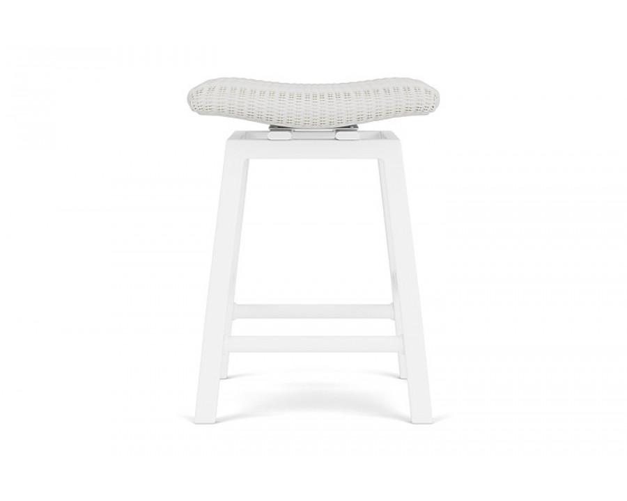 Lloyd Flanders™ Loom Swivel Counter Stool - Matte White