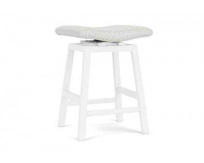 Lloyd Flanders™ Loom Swivel Counter Stool - Matte White