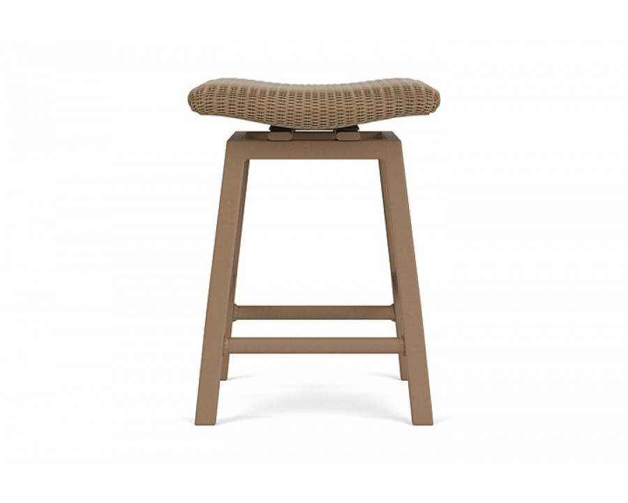 Lloyd Flanders™ Loom Swivel Counter Stool - Fawn