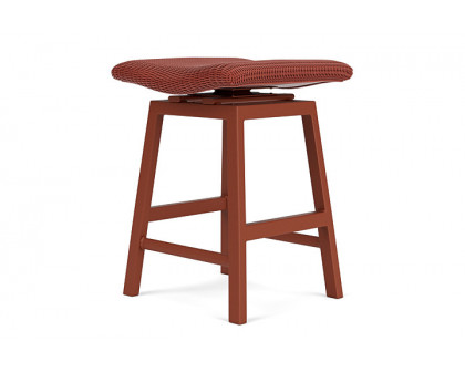 Lloyd Flanders™ Loom Swivel Counter Stool - Terracotta