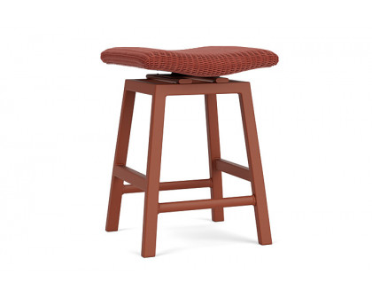 Lloyd Flanders™ Loom Swivel Counter Stool - Terracotta