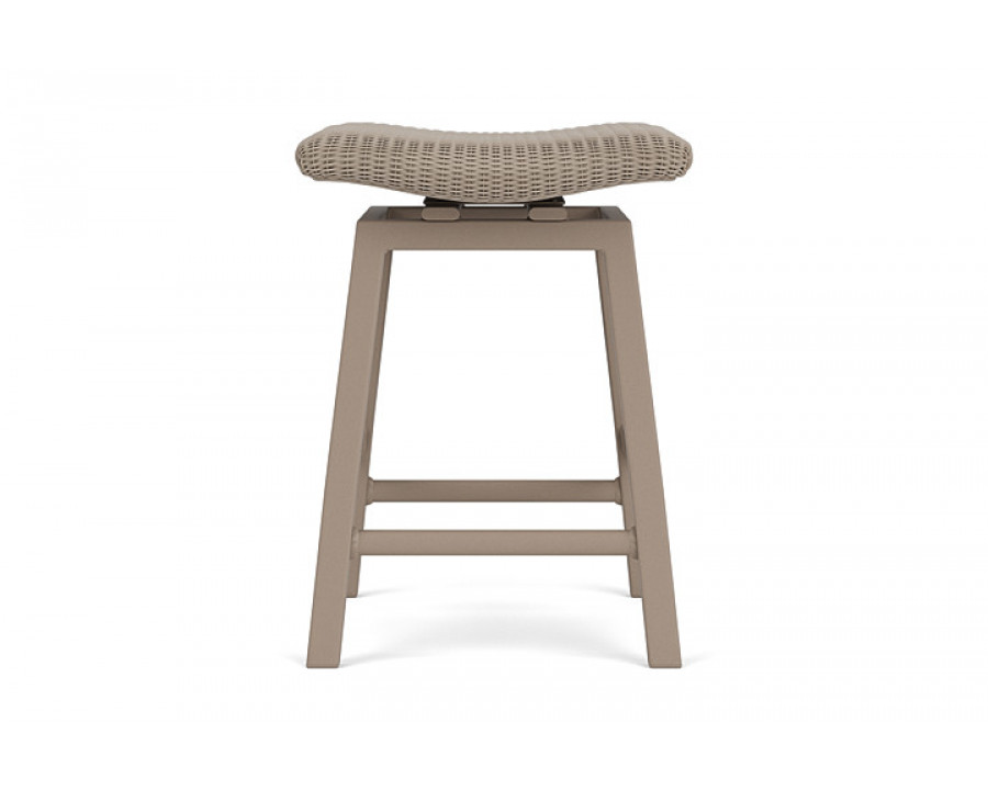 Lloyd Flanders™ Loom Swivel Counter Stool - French Beige