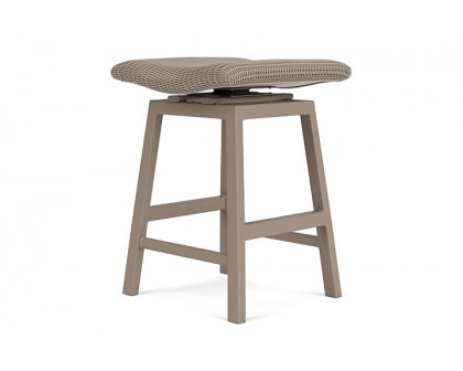 Lloyd Flanders™ Loom Swivel Counter Stool - French Beige