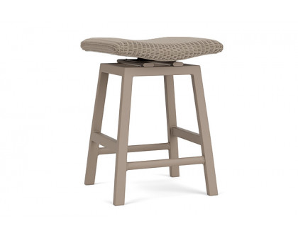 Lloyd Flanders™ Loom Swivel Counter Stool - French Beige