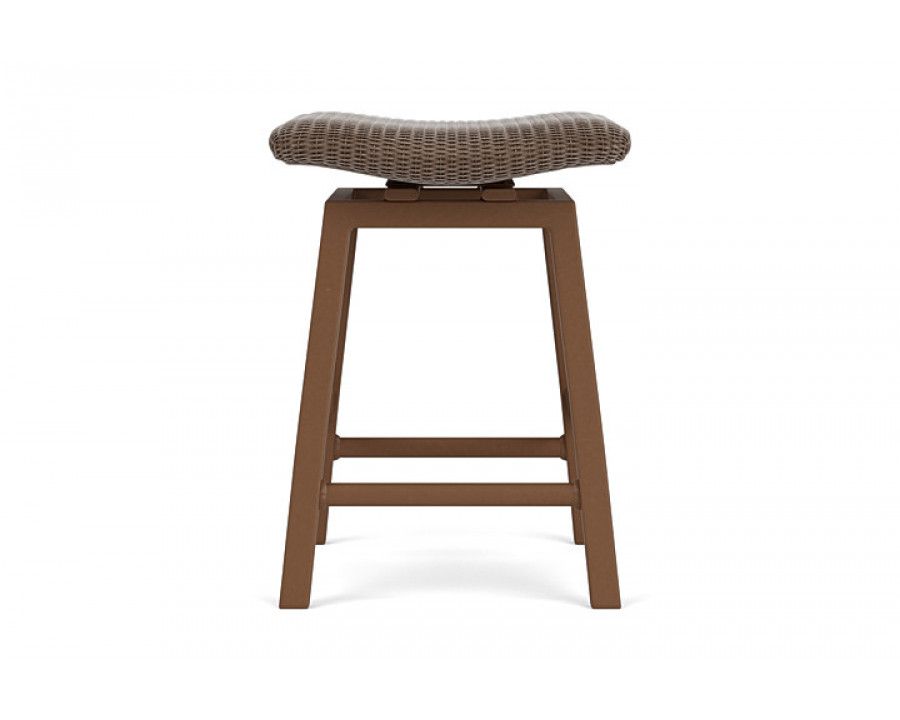 Lloyd Flanders™ Loom Swivel Counter Stool - Bark