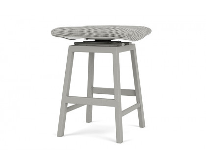 Lloyd Flanders™ Loom Swivel Counter Stool - Platinum