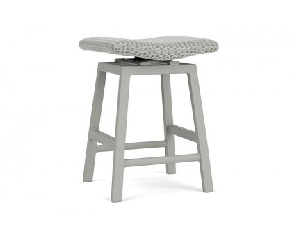 Lloyd Flanders™ Loom Swivel Counter Stool - Platinum