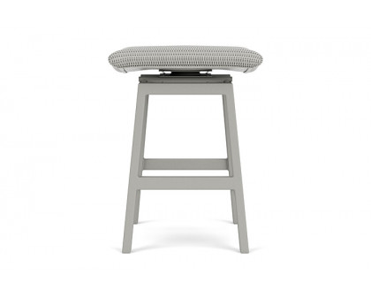 Lloyd Flanders™ Loom Swivel Counter Stool - Platinum