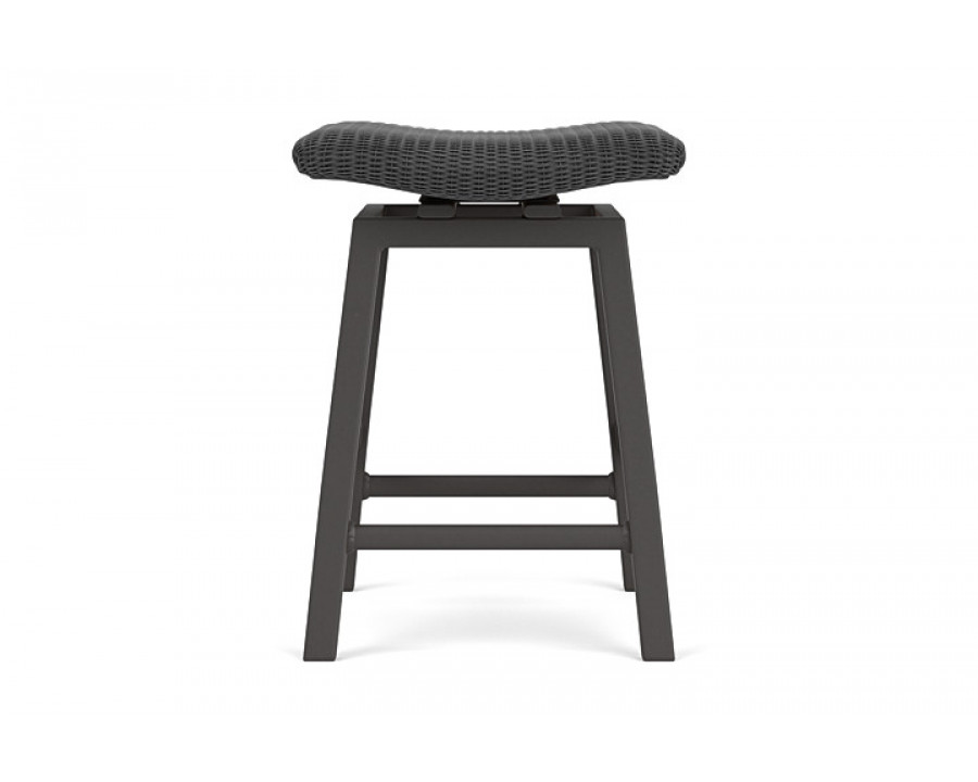 Lloyd Flanders™ Loom Swivel Counter Stool - Charcoal