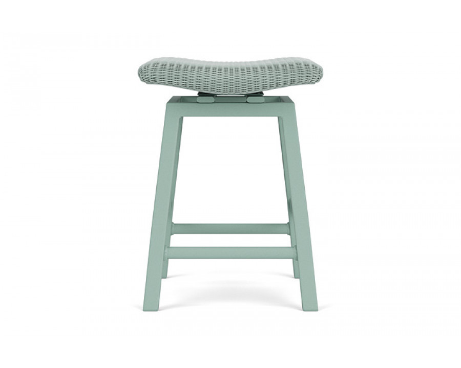 Lloyd Flanders™ Loom Swivel Counter Stool - Sea Glass