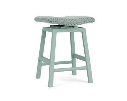 Lloyd Flanders™ Loom Swivel Counter Stool - Sea Glass