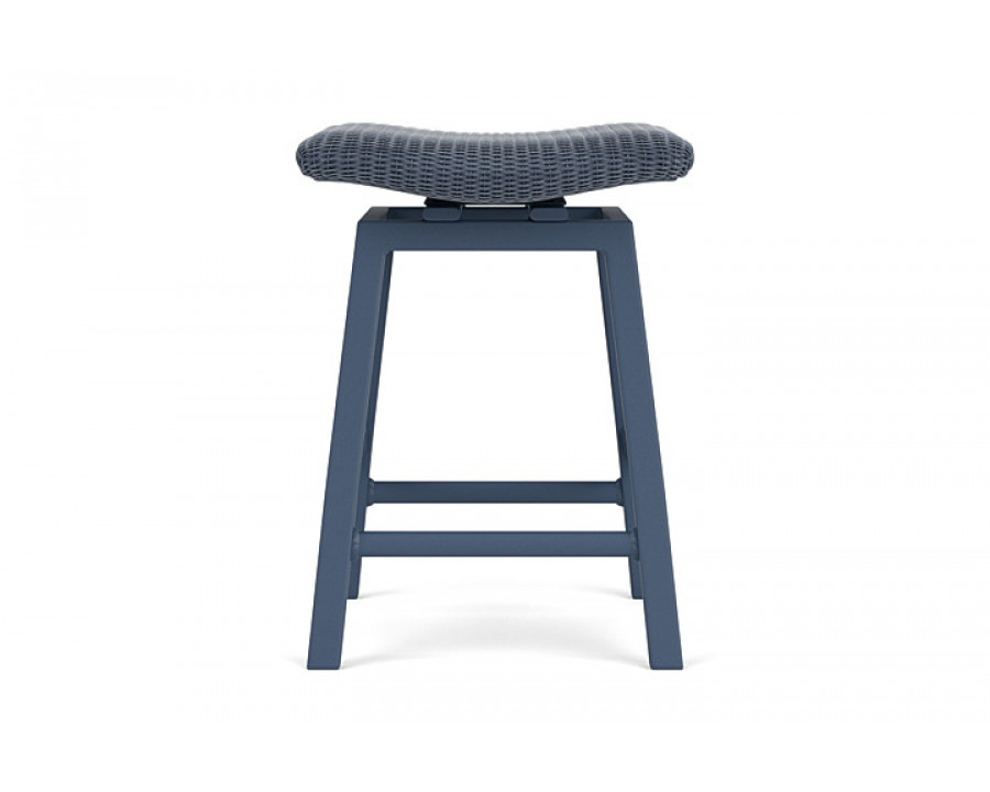 Lloyd Flanders™ Loom Swivel Counter Stool - Denim Blue