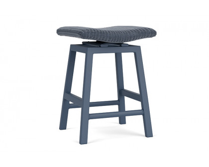 Lloyd Flanders™ Loom Swivel Counter Stool - Denim Blue