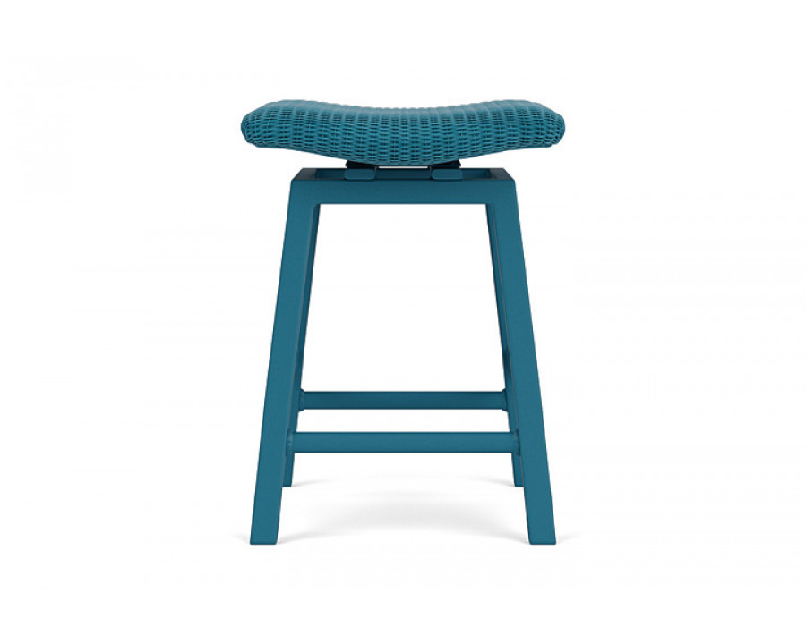 Lloyd Flanders™ Loom Swivel Counter Stool - Peacock