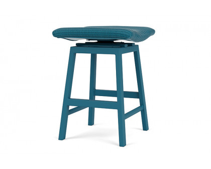 Lloyd Flanders™ Loom Swivel Counter Stool - Peacock