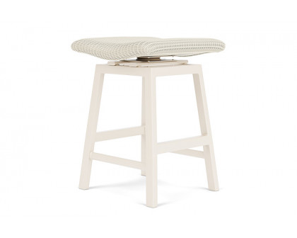 Lloyd Flanders™ Loom Swivel Counter Stool - Ivory