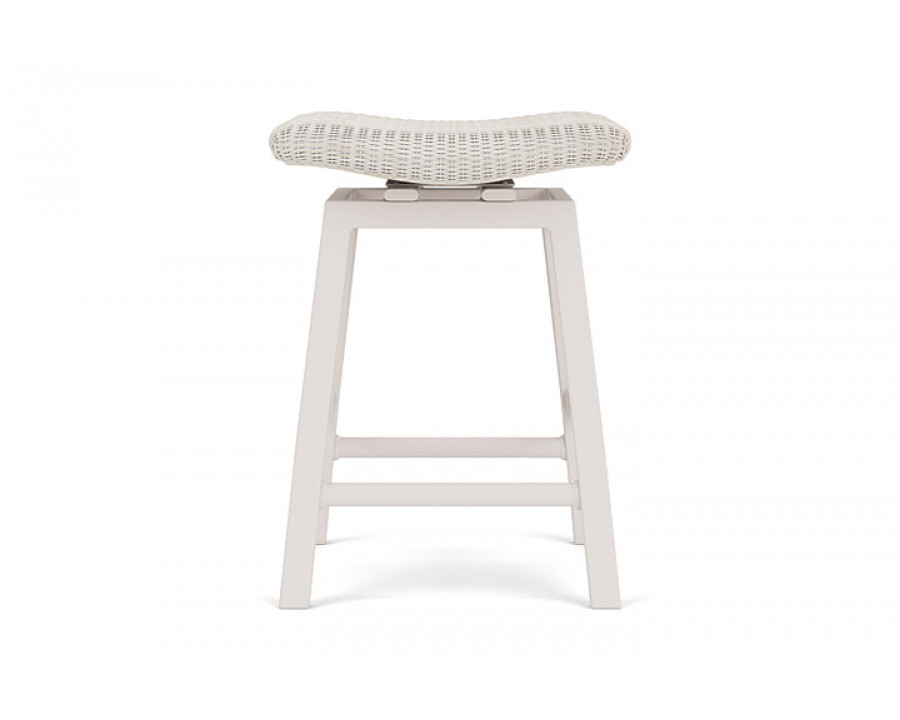 Lloyd Flanders™ Loom Swivel Counter Stool - Antique White