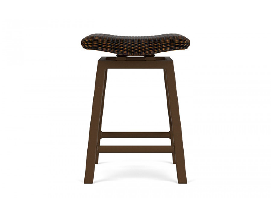 Lloyd Flanders™ Loom Swivel Counter Stool - Mink