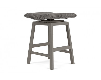 Lloyd Flanders™ Loom Swivel Counter Stool - Pewter