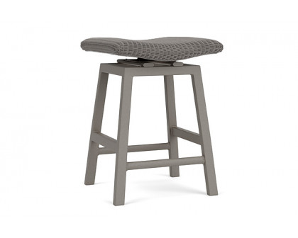 Lloyd Flanders™ Loom Swivel Counter Stool - Pewter