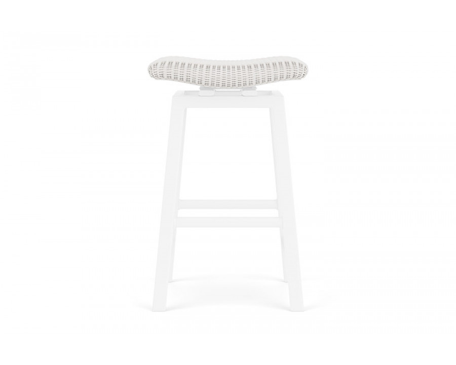 Lloyd Flanders™ Loom Swivel Bar Stool - White