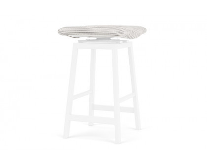 Lloyd Flanders™ Loom Swivel Bar Stool - White