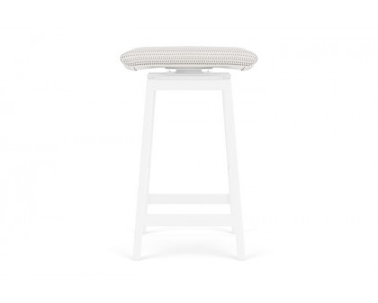 Lloyd Flanders™ Loom Swivel Bar Stool - White