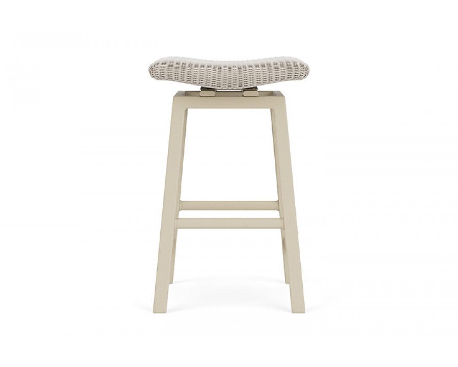 Lloyd Flanders™ Loom Swivel Bar Stool - Linen