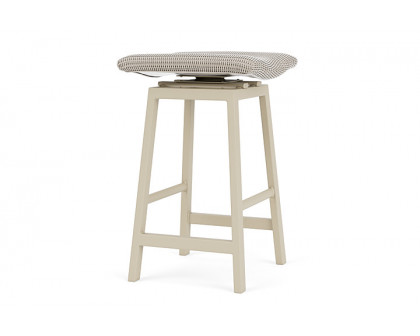 Lloyd Flanders™ Loom Swivel Bar Stool - Linen