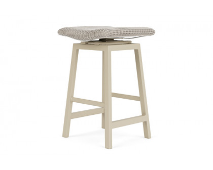 Lloyd Flanders™ Loom Swivel Bar Stool - Linen