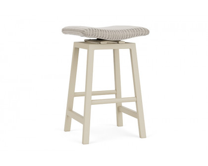 Lloyd Flanders™ Loom Swivel Bar Stool - Linen