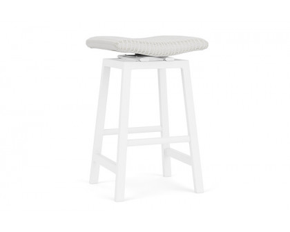 Lloyd Flanders™ Loom Swivel Bar Stool - Matte White