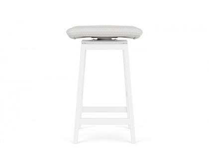 Lloyd Flanders™ Loom Swivel Bar Stool - Matte White