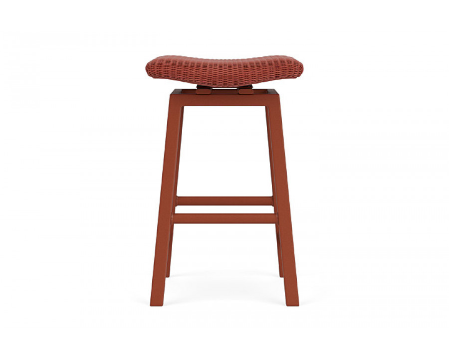 Lloyd Flanders™ Loom Swivel Bar Stool - Terracotta